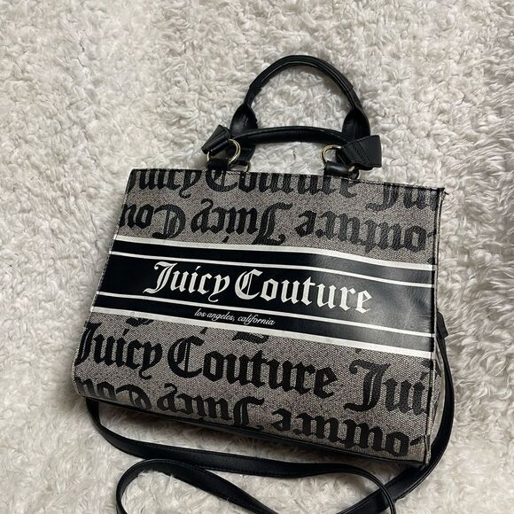 Juicy Couture synthetic Black and White Billboard Medium satchel / shoulder bag - Picture 7 of 15